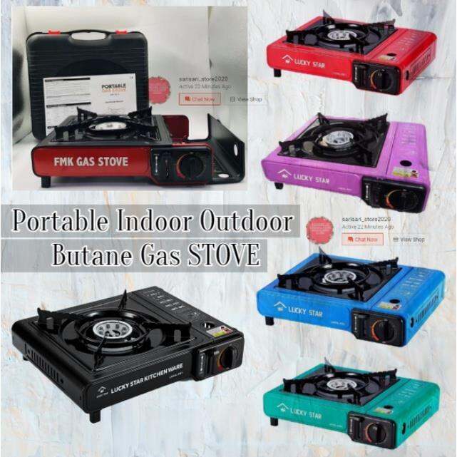 Portable Indoor Outdoor Butane Gas STOVE /LPG Stove Camping Korean BBQ