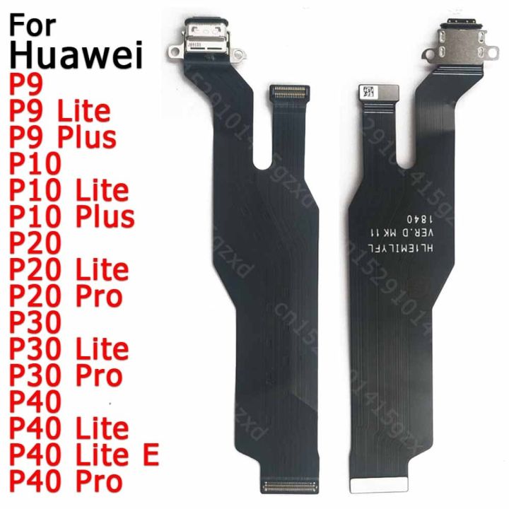 บอร์ดซ่อมโทรศัพท์มือถือดั้งเดิมสำหรับ-p40-lite-e-p30-pro-p10-p20-p9บวกชาร์จพอร์ต-rion-ชิ้นส่วนอะไหล่-pcb-ขั้วต่อช่อง-usb