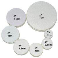 200PCS Thick 1 Inch White Round Felt Fabric Pads Accessories Patches Circle for DIY Projects Sewing Handcraft Make Hairpin DP2 Traps  Drains