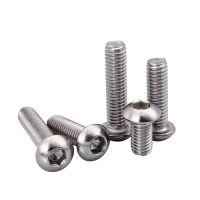 50Pcs M2 M2.5 304 stainless steel semi-circular head/hexagonal screw in disc head/cup screw/mushroom head bolt