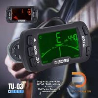 BOSS TU-03 CLIP-ON TUNER &amp; METRONOME เครื่องตั้งสายแบบหนีบ CLIP ON TUNER พร้อม เมโทรนอม ของแท้ 100%