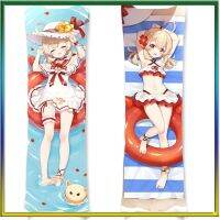 Game Genshin ผลกระทบ Klee ชุดว่ายน้ำ Dakimakura สองด้านปลอกหมอนร่างกายกอด Props ร่างกาย