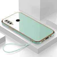 เคส Huawei Nova 4E Case หรูหรา 6D ชุบซิลิโคนอ่อนนุ่มกรอบสี่เหลี่ยมเงา Bling ปกหลัง