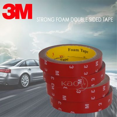 M3 Gray Tape Waterproof Double Sided Face Foam Tape Home Appliance Car Wall Sticker Kitchen Bathroom 6/10/12mm Paste LED Display Adhesives Tape