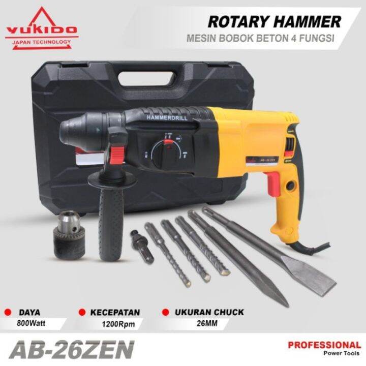 MURAH !!! Rotary Demolition Hammer Drill AB-26ZEN 26 Mm / Mesin Bor ...