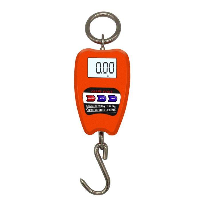Mini Crane Scale Weighing Digital Industrial Hanging Scale 200Kg/441Lb