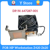 Y Store Original สำหรับ HP Workstation Z420 Z620 CPU Cooling Fan Assembly 647287-001 5-Pin LGA2011 Server CPU ฮีทซิงค์ Fast Ship