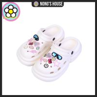 Nongs House-** พร้อมส่ง **[jibbitz] อุปกรณ์เสริมรองเท้า  สำหรับ crocs ตกแต่งลวดลายเทรนด์