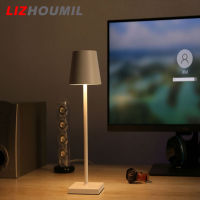 LIZHOUMIL โคมไฟตั้งโต๊ะหรี่แสง Led ชาร์จ Usb ในตัว3600Mah แบตเตอรี่ไฟกลางคืนสัมผัสสำหรับโรงแรมภัตตาคารบาร์ห้องนอน