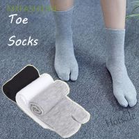 【hot sale】✵✎﹊ D19 MXFASHIONE 1 Pair Split Toe Socks Practical Flip Flop Two Fingers Socks Sandal Fashion Cotton Japanese Unisex Breathable Hosiery/Multicolor