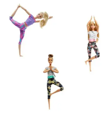 Barbie Made to Move Exercise, Yoga Doll