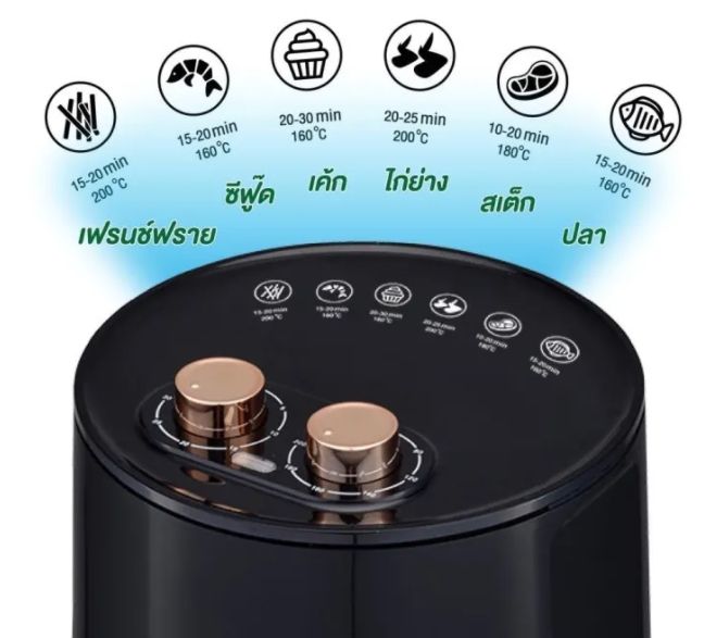 air-fryer-หม้ออบลมร้อน-ฝาอบลมร้อน-หม้อทอดไร้น้ำมัน-smarthome-รุ่น-mv-1200-ขนาด-3-5-ลิตร-รับประกัน-3-ปี-สินค้าขายดี