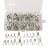 【YF】✗✠  320Pcs/Box UT Lugs Crimp Terminal Non-Insulated Tin-Plated Electrical Wire Cable Assortment