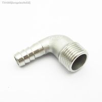 ☃☼☸ 1/4 3/8 1/2 3/4 1 BSP Male Thread 304 Stainless Steel Elbow Pipe Fitting Connector 8/10/12/14/15/16/20/25/32mm Hose Barb