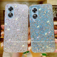 [เพื่อส่งพร้อม] Phone Case เคส OPPO A58 A78 A98 OPPO Reno8T 4G 5G NFC เลื่อมเคสโทรศัพท์ท้องฟ้าเต็มไปด้วยดวงดาวแวววาวสีสันอ่อน2023ฝาหลัง