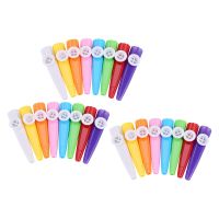 72 Pieces Plastic Kazoos 8 Colorful Kazoo Musical Instrument, Good Companion for Guitar, Ukulele, Violin (72 Pieces)