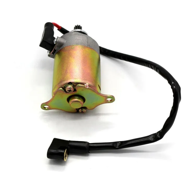 Motorcycle Dynamo 12 Volt Electric Starter Motor Assy For GY6 125cc ...