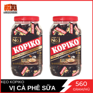 HCM ship 2h Combo 2 hủ Kẹo cà phê Kopiko Cappuccino Hủ 560gX2