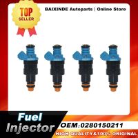 1/4PCS OEM 0280150211 Fuel Injector Injection Nozzle For BMW Renault 1.8L 2.2L I4 Car Auto Accessories