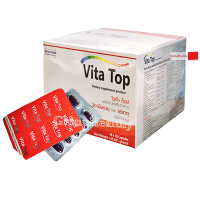 Vita Top ไวต้า ท็อป วิตามินรวม และแร่ธาตุ ชนิดแคปซูล10x10 แคบซูล 1 กล่อง