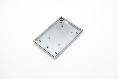 Anodized Aluminium case for cospad xd24 custom keyboard dual purpose case with CNC Aluminum Cone Feet