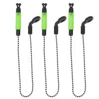 3pcs Outdoor Practical Alerter Swinger Bite Indicator Tackle Carp Rod Bobbins Hangers Accessories Fishing Alarms Portable Light