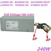 New PSU For Dell 5050 7050 3250 3660 6Pin 240W Power Supply L240ES-00 L240AM-01 AC240AM-00/01 L240AS-01 H240AS-02 H240ES-02