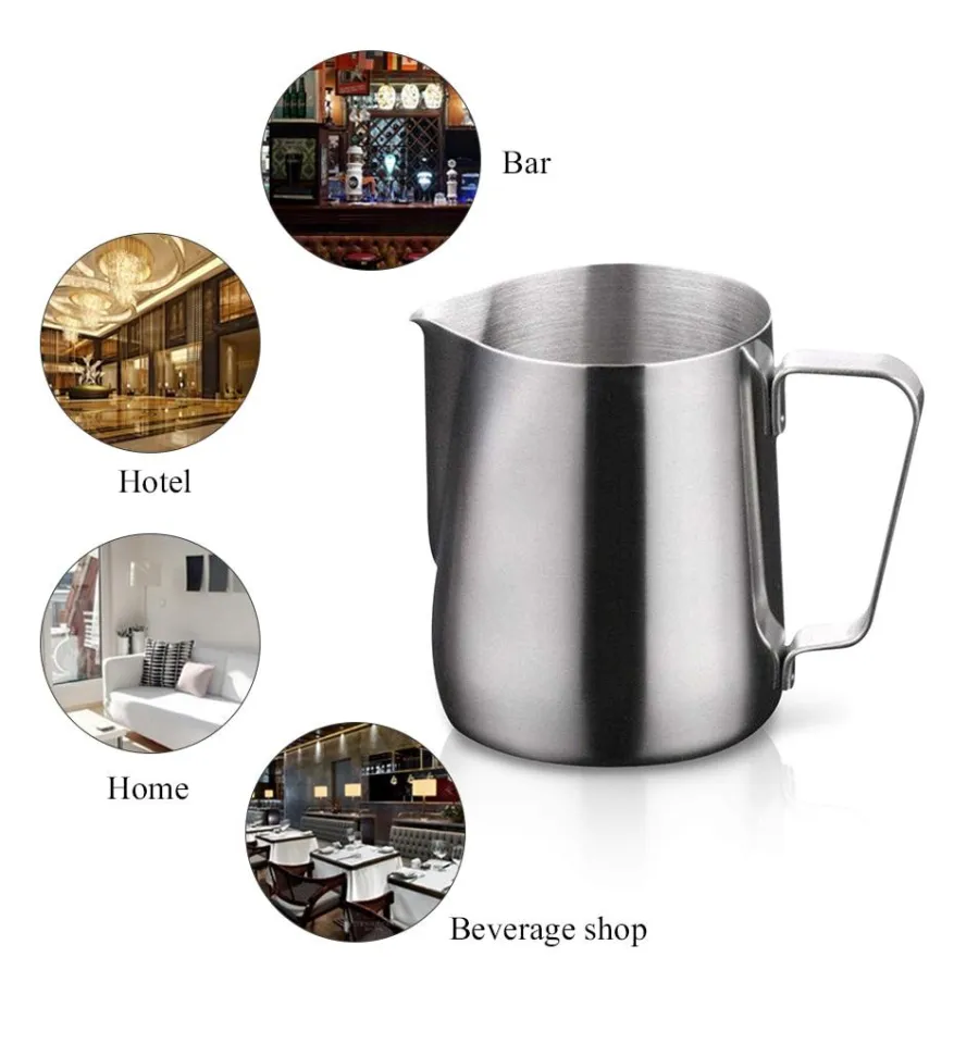 350ML Stainless Steel Milk Frothing Jug for Coffee Latte SALE Coffee  Accessories Shop - BuyMoreCoffee.com