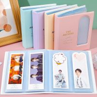 4 Continuous Shooting Photo Album for Cards Bookmark Kpop Photocards Holder Instax Mini Film Collect Book Four Cut Albums