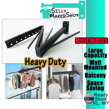 Retractable Clothes Drying Rack Wall Mounted Heavy Duty Laundry