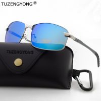 TUZENGYONG New Aluminum Sunglasses Mens Classic brand designer polarized Square Men Driving Sun Glasses Male Goggle UV400 Gafas