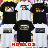 มีสินค้า เสื้อยืด Roblox โรบล็อก Anime เสื้อยืดแอนิเมะ ผู้ใหญ่ และ เด็กS-5XL [พร้อมส่ง]