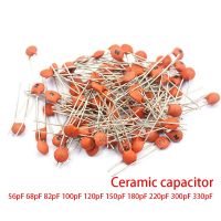 【YF】☁  100pcs capacitor 50V 56pF 68pF 82pF 100pF 120pF 150pF 180pF 220pF 300pF 330pF