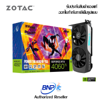 ZOTAC Graphic Cards GAMING GeForce RTX 4060 Ti 8GB Twin Edge OC SPIDER-MAN™: ZT-D40610H-10SMP Across the Spider-Verse Bundle warranty 3 Years (การ์ดจอ)