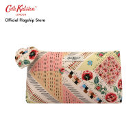 Cath Kidston Organic Cotton Zip Make Up Bag Patchwork Cream/Pink กระเป๋า กระเป๋าเครื่องสำอาง กระเป๋าแคทคิดสตัน