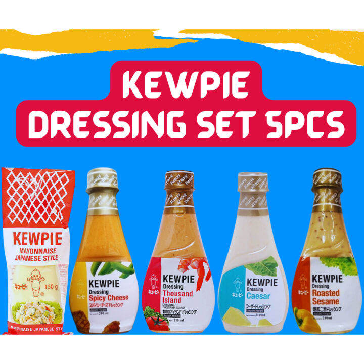 Kewpie Dressing and Sauce Set (5pcs) Lazada PH