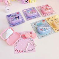 Sanrio Cinnamoroll Kulomi Cute Contact Lens Case Contact Lens Care Partner Box Color Contact Lens Glasses Portable Finishing Box