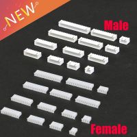 【YF】 100Pcs JST XH2.54 2/3/4/5 Pin Terminals Plastic Shell Male Plug   Female Socket Wire Connector XH 2.54 2P 3P 4P 5P-14P