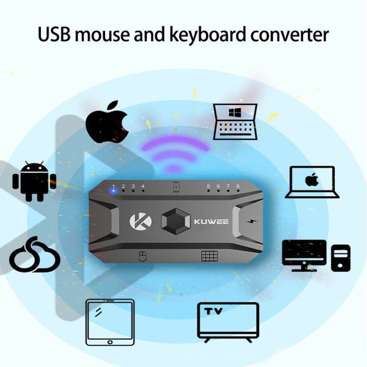 ตัวแปลง5-0-usb-ฮับแบบมีสายรองรับฮับต่อพ่วง-usb-ไร้สายรองรับ8อุปกรณ์สำหรับแท็บเล็ตแล็ปท็อปโทรศัพท์มือถือ