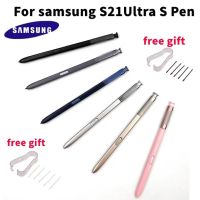 เหมาะสำหรับ Samsung Galaxy S21 Ultra Stylus Spen ปากกาแม่เหล็กไฟฟ้า S21U G9980 G998U หน้าจอศัพท์มือถือ Stylus Soft Head โลโก้