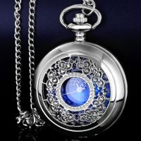 【CW】¤✲♙  Hollow Roman Numerals Watches with Necklace  Birthday Gifts