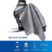 15x18cm Microfiber Square Clean Cleaning Cloth Glass Cleaner Cloth Glasses Screen Sunglasses Phone Camera Lens Cleaning Brush Lens Cleaners