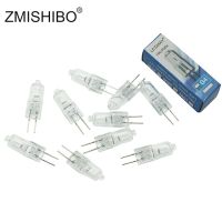 Zmishibo หลอด G4ฮาโลเจน6V 10W 20W 30W แสงขาวนวลหรี่ได้2700K หลอดไฟหลอดไฟแก้วใสแยก20ชิ้น/ล็อต