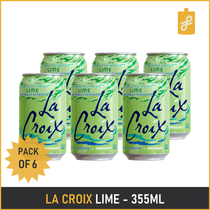 La Croix Lime Sparkling Water 355mL 6 Cans Carbonated Drink Lazada PH