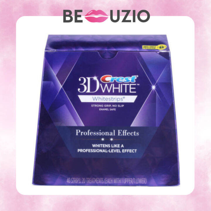 Crest 3D White Luxe Whitestrips Professional Effects Teeth Whitening 40