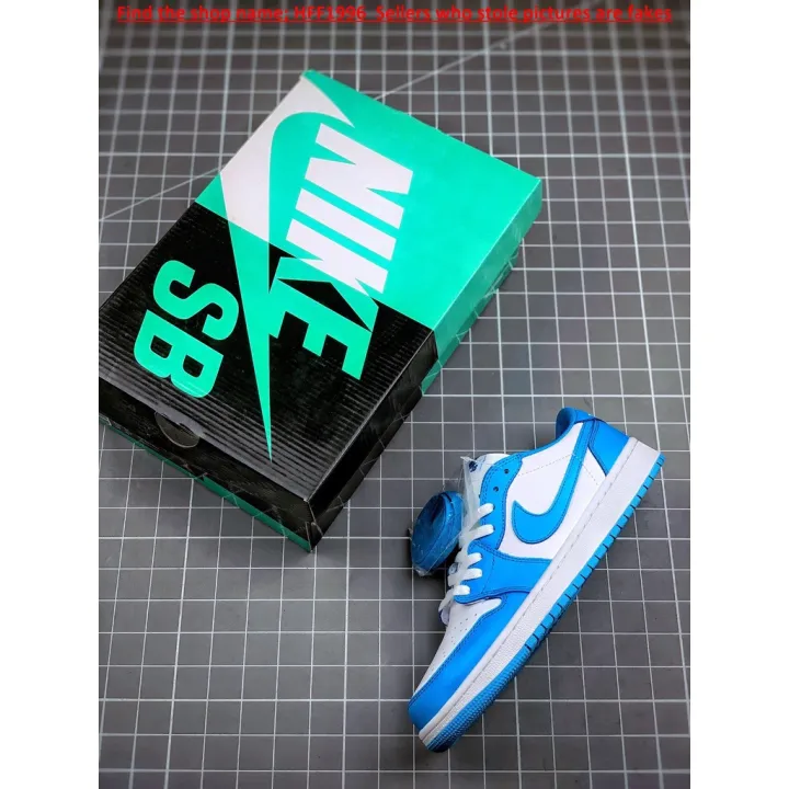 (God)(HFF1996) Nike SB x Jordan 1 Low North Carolina Blue Basketball shoes Lazada PH
