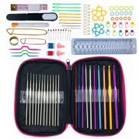 ♀◘ 22/53/100Pcs/Lot Crochet Hooks Needles Stitches Knitting DIY Arts Craft Case Crochet Agulha Set Weaving Tools Sewing Tools