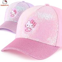 Childrens Cartoon hello kitty Cat Baseball Sunscreen Visor Cap