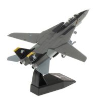 เครื่องบินจำลองหล่อแบบทหาร F-14ขนาด1:100พร้อมขาตั้งชุดเฮลิคอปเตอร์ของเล่นโมเดลเครื่องบินรบโมเดลหล่อขึ้นรูป