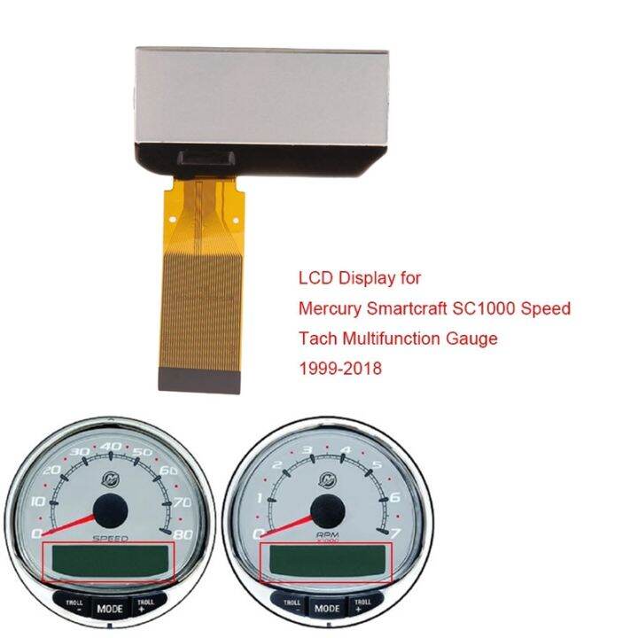 Dashboard LCD Display for Mercury Smartcraft SC1000 Speedometer